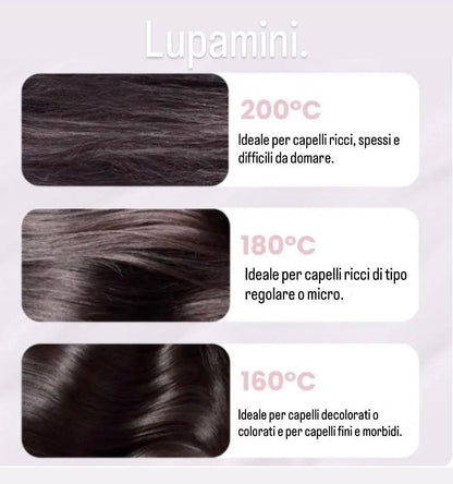 Lupa Mini™ – Piastra per capelli portatile a vapore, ricaricabile USB